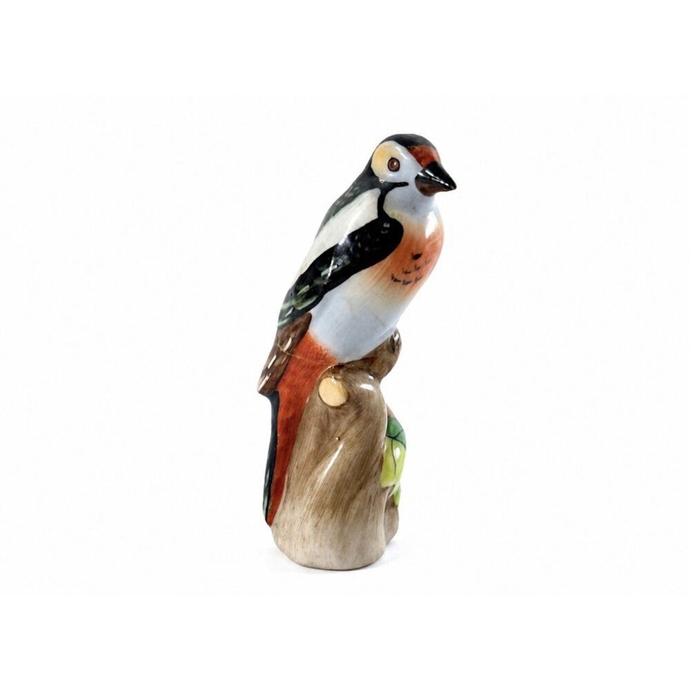 Herend Hungary Porcelain Bird Figurine Hand Painted 3” Repaired